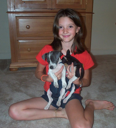 Ryan and puppies