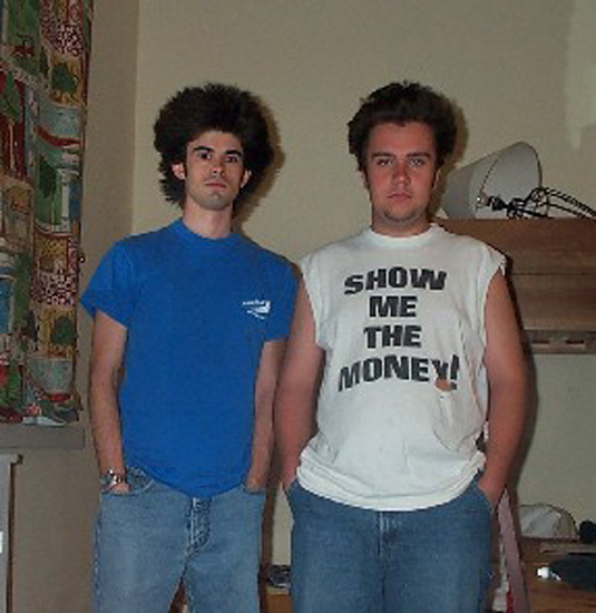joe and i--big hair