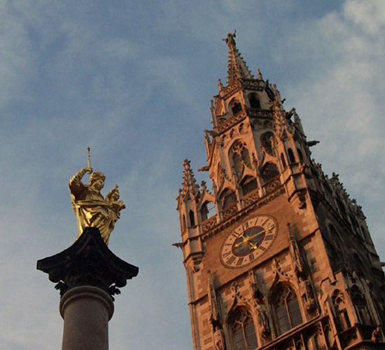 Statue and tower